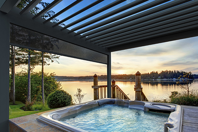 Pergolas haut de gamme Algavre dans l'Essonne - La Fermeture Parisienne img