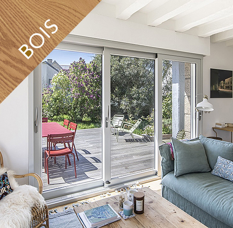 Installation de baies coulissantes bois ATULAM dans l'Essonne (91) img