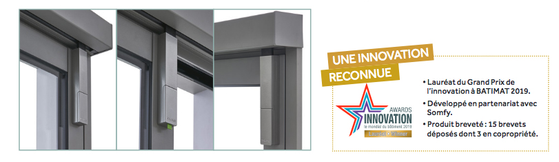 Positions : baies coulissantes pilotée KLINE à Paris et Yvelines - La Fermeture Parisienne