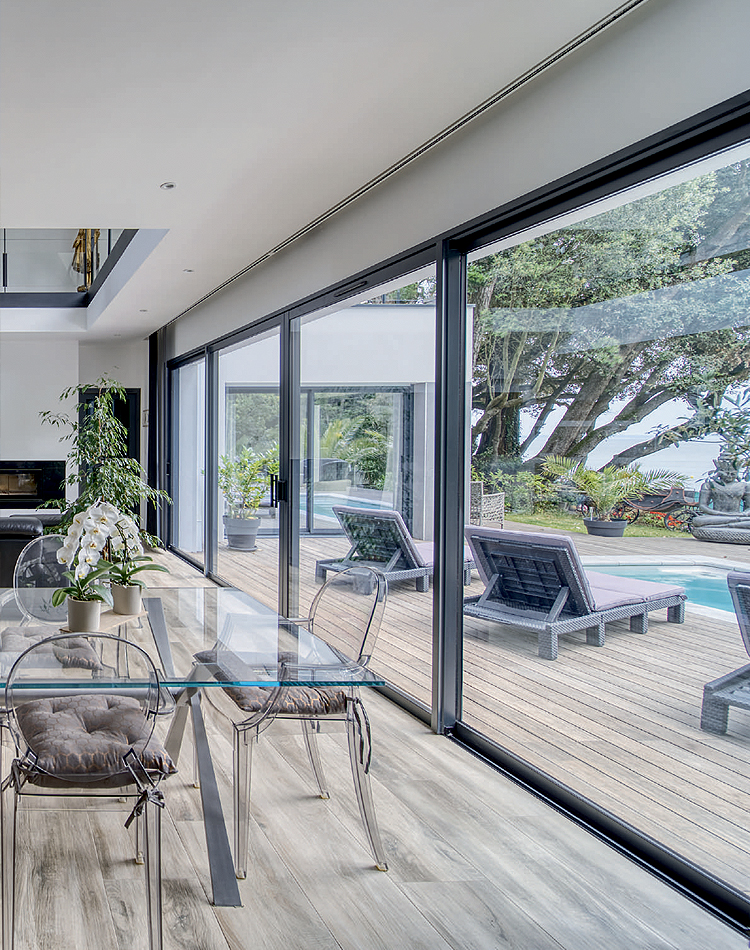 Baie coulissante en alu KLINE à Athis-Mons (91) dans l'Essonne - La Fermeture Parisienne project-slider-image