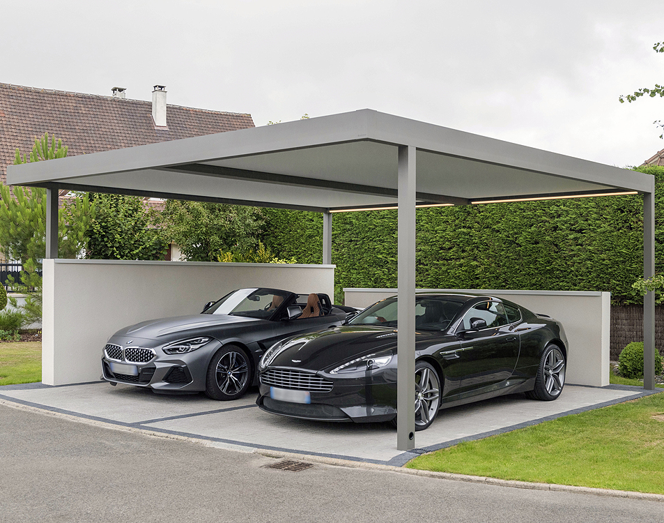 Pergolas bioclimatiques Algarve Canvas aluminium dans L'Essonne (91) - La Fermeture Parisienne project-slider-image