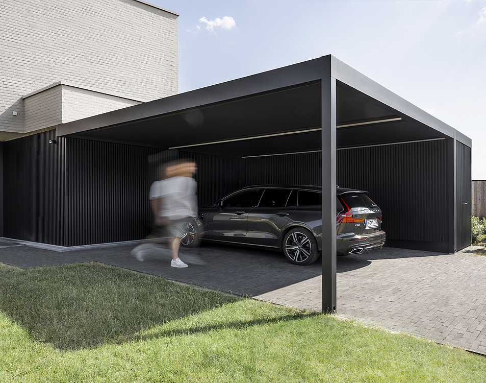 Pergolas bioclimatiques Algarve Canvas à Milly-la-Forêt (91) - La Fermeture Parisienne project-slider-image