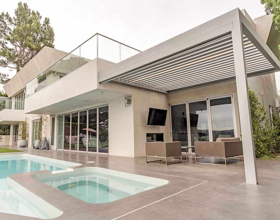 Pergolas bioclimatiques Algarve à Montmorency - La Fermeture Parisienne project-slider-image