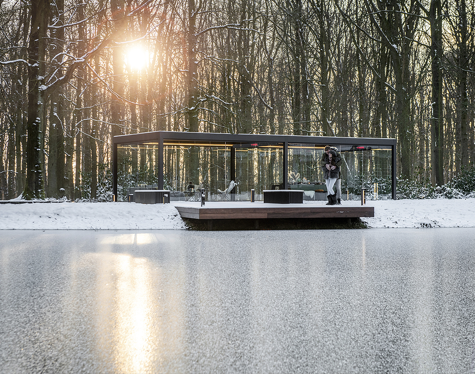Pergolas bioclimatiques camargue-skye à Juvisy-sur-Orge (91) - La Fermeture Parisienne project-slider-image