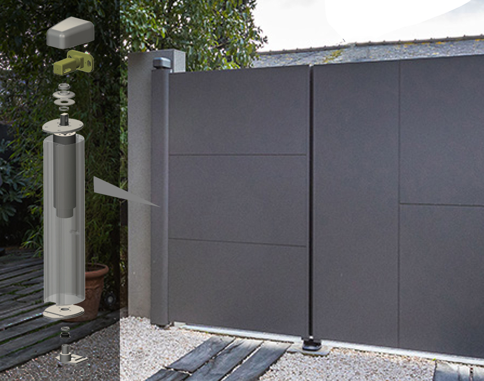 Motorisation invisible de votre portail dans l'Essonne : La Fermeture Parisienne | Installateur SOMFY.