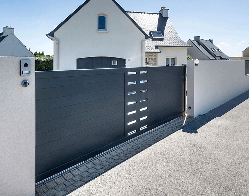 Portails en aluminium à Saulx-les-Chartreux (91) - La Fermeture Parisienne project-slider-image
