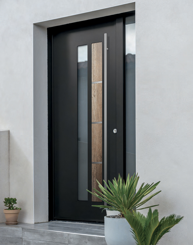 Porte d'entrée en acier BEL'M à Palaiseau (91) - La Fermeture Parisienne project-slider-image