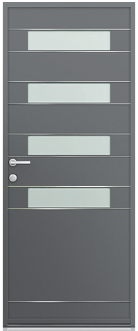 Porte d'entrée aluminium KLINE Elite à Villebon-sur-Yvette : La Fermeture Parisienne