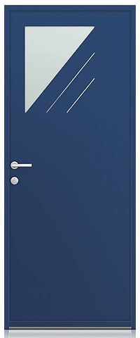 Porte d'entrée aluminium KLINE Equerre à Villebon-sur-Yvette : La Fermeture Parisienne