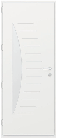 Porte d'entrée aluminium KLINE Levant à Villebon-sur-Yvette : La Fermeture Parisienne